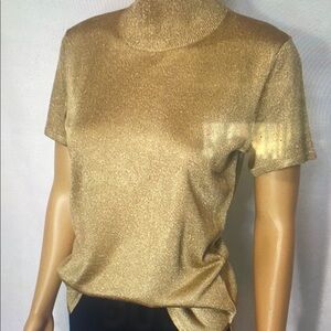 Gold Shimmer Women's Top